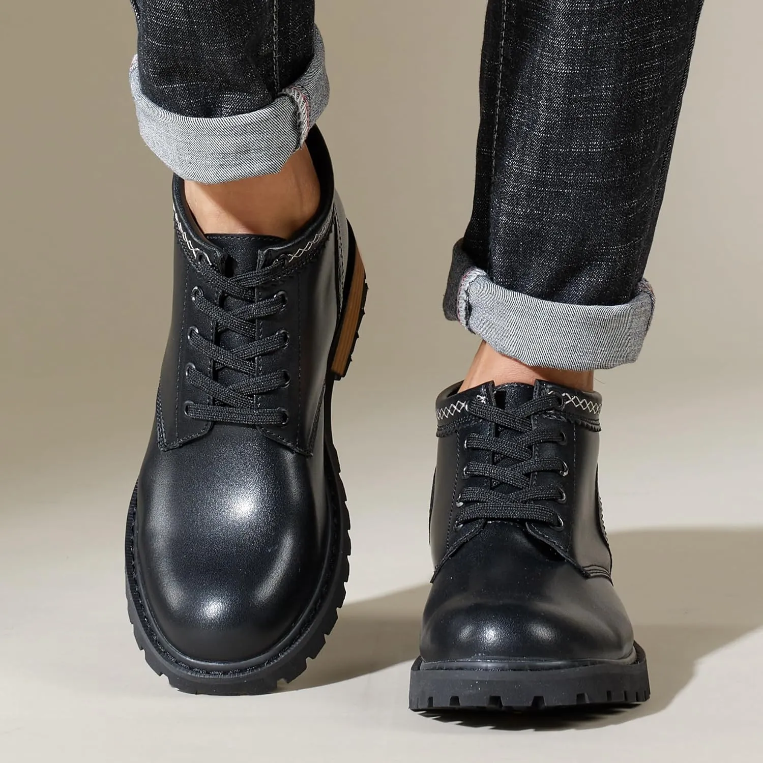 Men's Chelsea Ankle Boots Cowboy Boots Dress Casual Shoes Punk Rock Western Boots