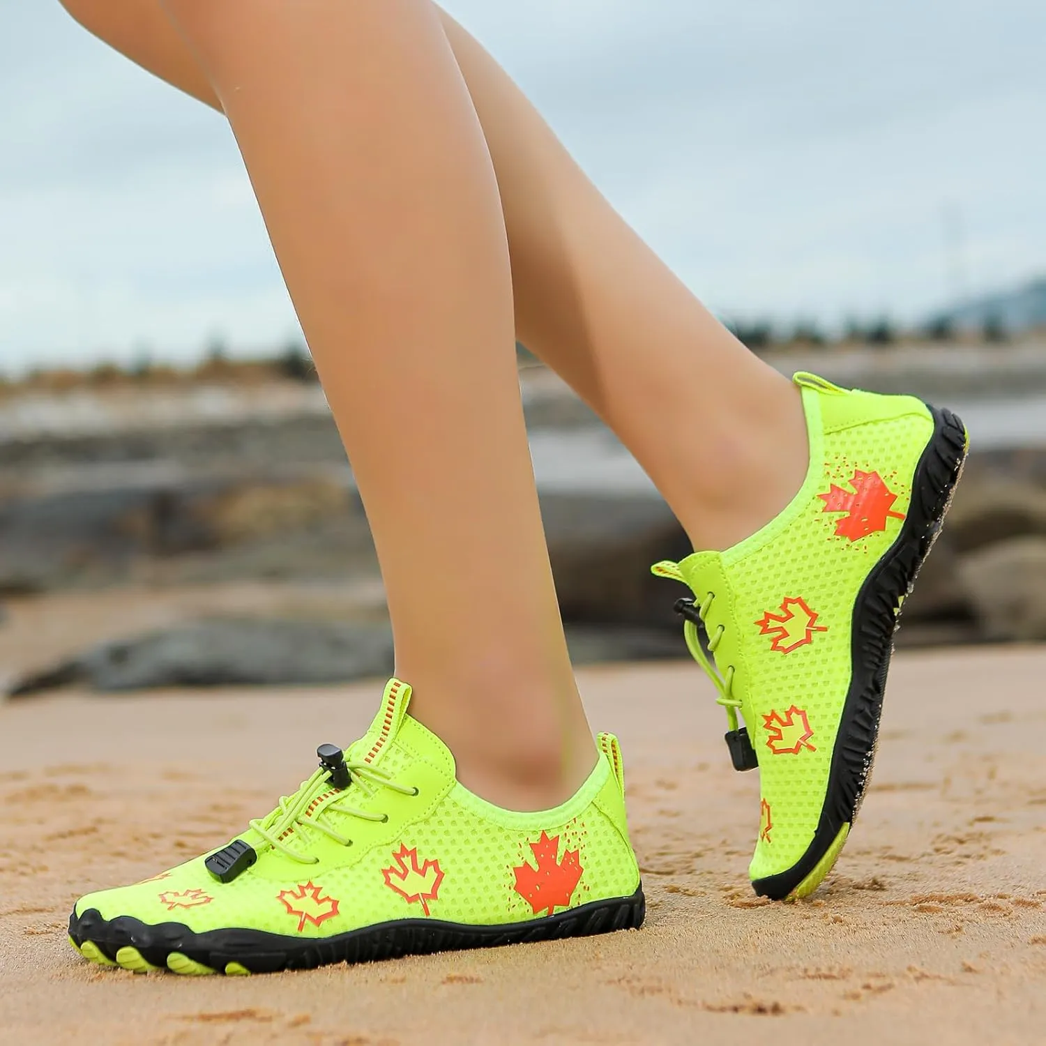Mens Water Shoes, Quick Drying Aqua Beach Pool Swim Lightweight Sneakers, Barefoot Shoes Women Men, Sock Hiking Sports, Hike Waterproof Trail Running Healthy Non Slip Outdoor Activities