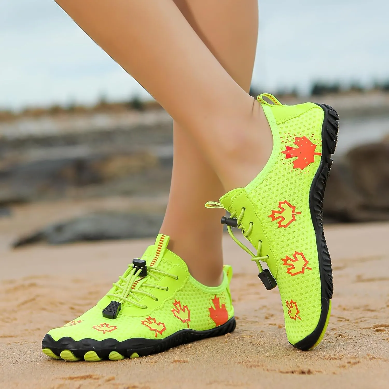 Mens Water Shoes, Quick Drying Aqua Beach Pool Swim Lightweight Sneakers, Barefoot Shoes Women Men, Sock Hiking Sports, Hike Waterproof Trail Running Healthy Non Slip Outdoor Activities