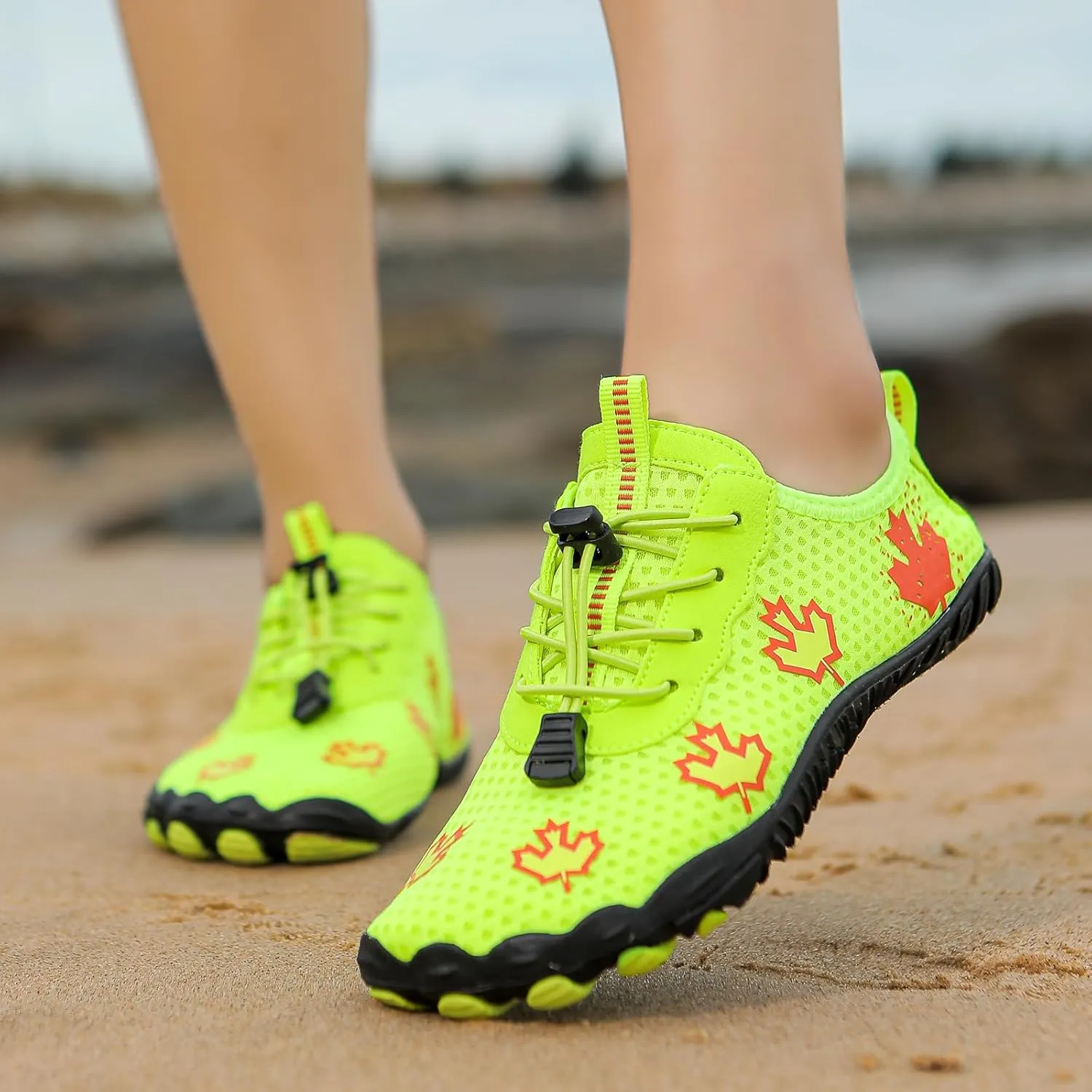 Mens Water Shoes, Quick Drying Aqua Beach Pool Swim Lightweight Sneakers, Barefoot Shoes Women Men, Sock Hiking Sports, Hike Waterproof Trail Running Healthy Non Slip Outdoor Activities