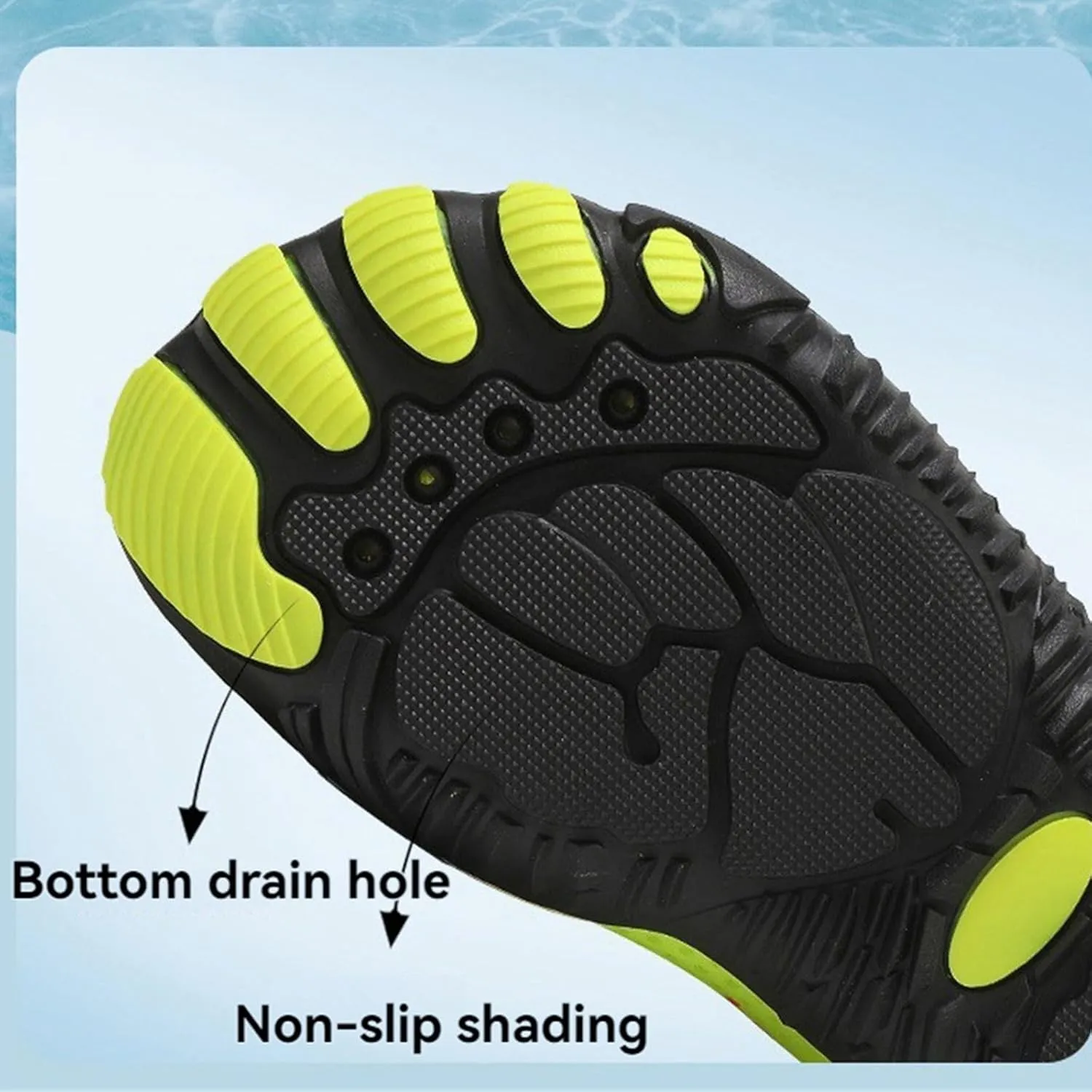 Mens Water Shoes, Quick Drying Aqua Beach Pool Swim Lightweight Sneakers, Barefoot Shoes Women Men, Sock Hiking Sports, Hike Waterproof Trail Running Healthy Non Slip Outdoor Activities