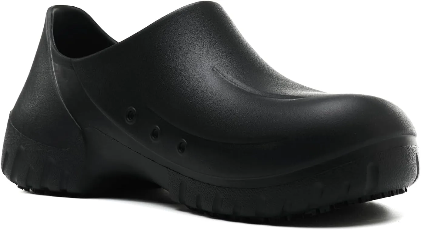 Non Slip Chef Shoes for Men Women Waterproof Oil Resistant Work Shoes,Comfortable Slip Resistant Clogs for Nursing Kitchen Restaurant Food Service Garden
