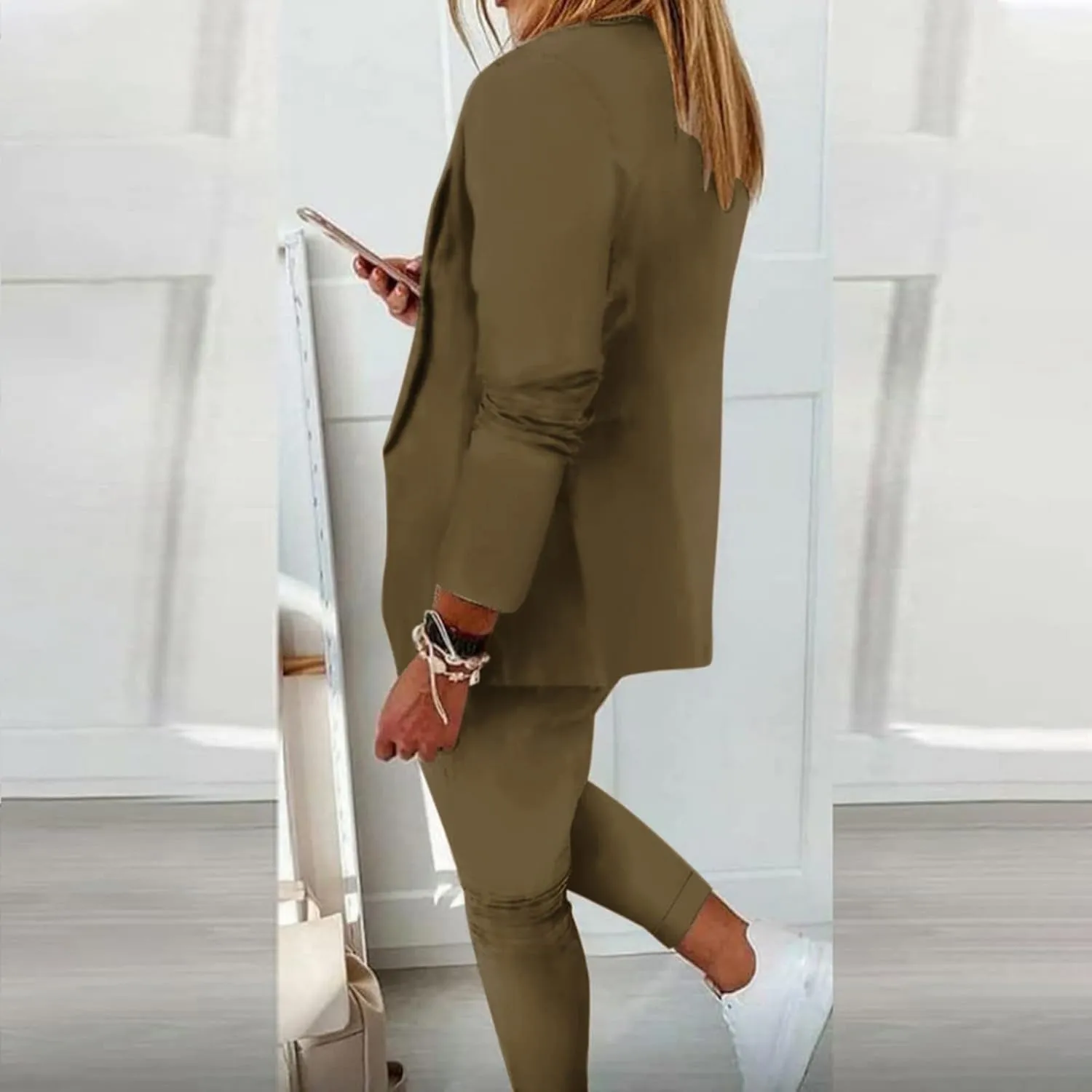 Oprah's Favorite Things 2025 Blazer Set For Women Long Sleeve Dressy Office Suits Elegant Casual Business Sets Clothes
