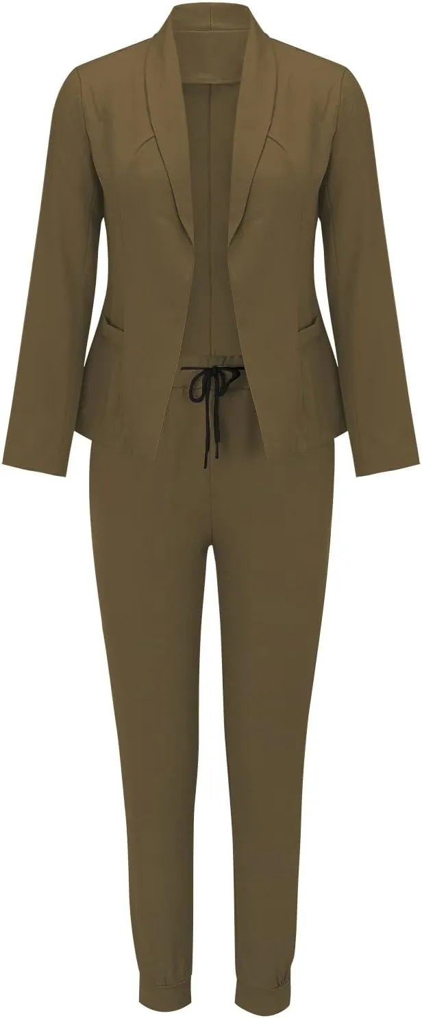 Oprah's Favorite Things 2025 Blazer Set For Women Long Sleeve Dressy Office Suits Elegant Casual Business Sets Clothes