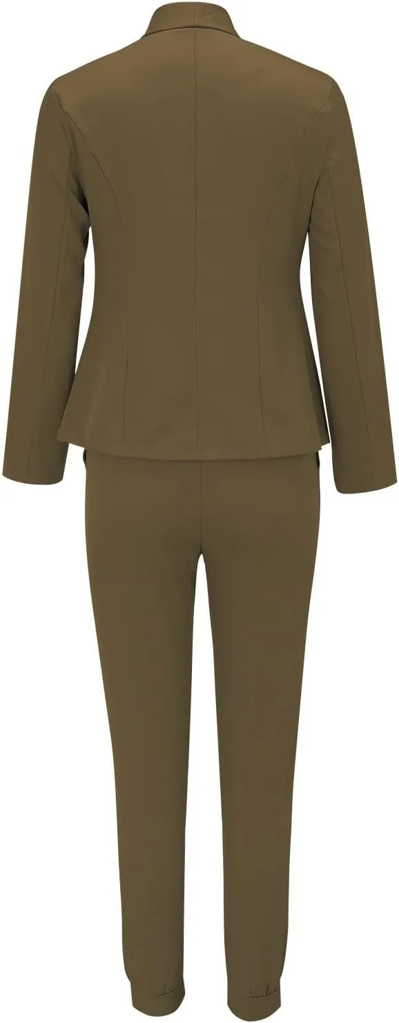Oprah's Favorite Things 2025 Blazer Set For Women Long Sleeve Dressy Office Suits Elegant Casual Business Sets Clothes