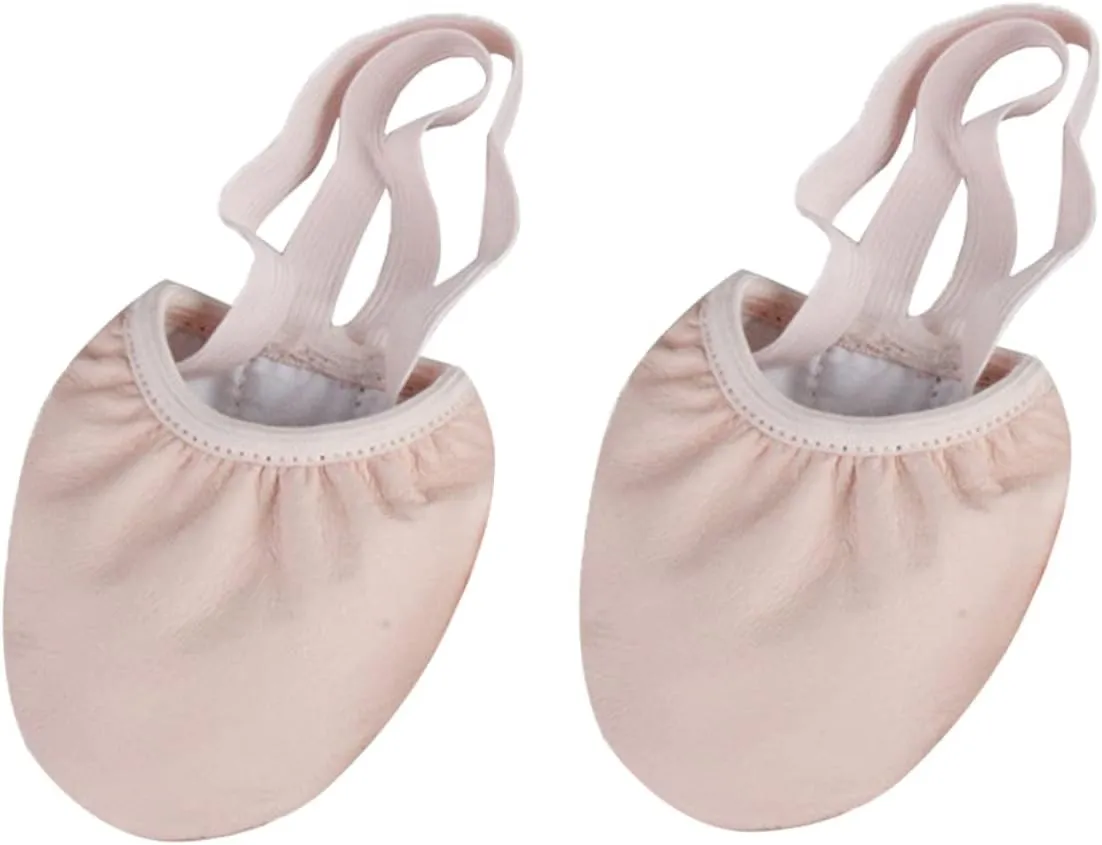 PartyKindom Half Dance Shoes Adult Ballet Shoes Elastic Band Non-Slip Breathable Dance Training Yoga Folk Modern Ballroom Jazz More Size 37