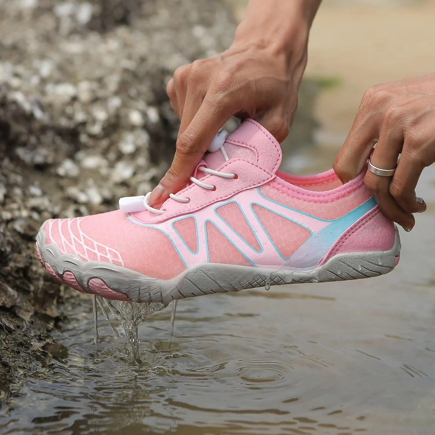 Pro Hike Barefoot Shoes for Women Men Footwear Barefoot Shoes Mens Comfortable Wide Toe Box Waterproof Trail Running Shoes Healthy & Non-Slip Barefoot Shoes