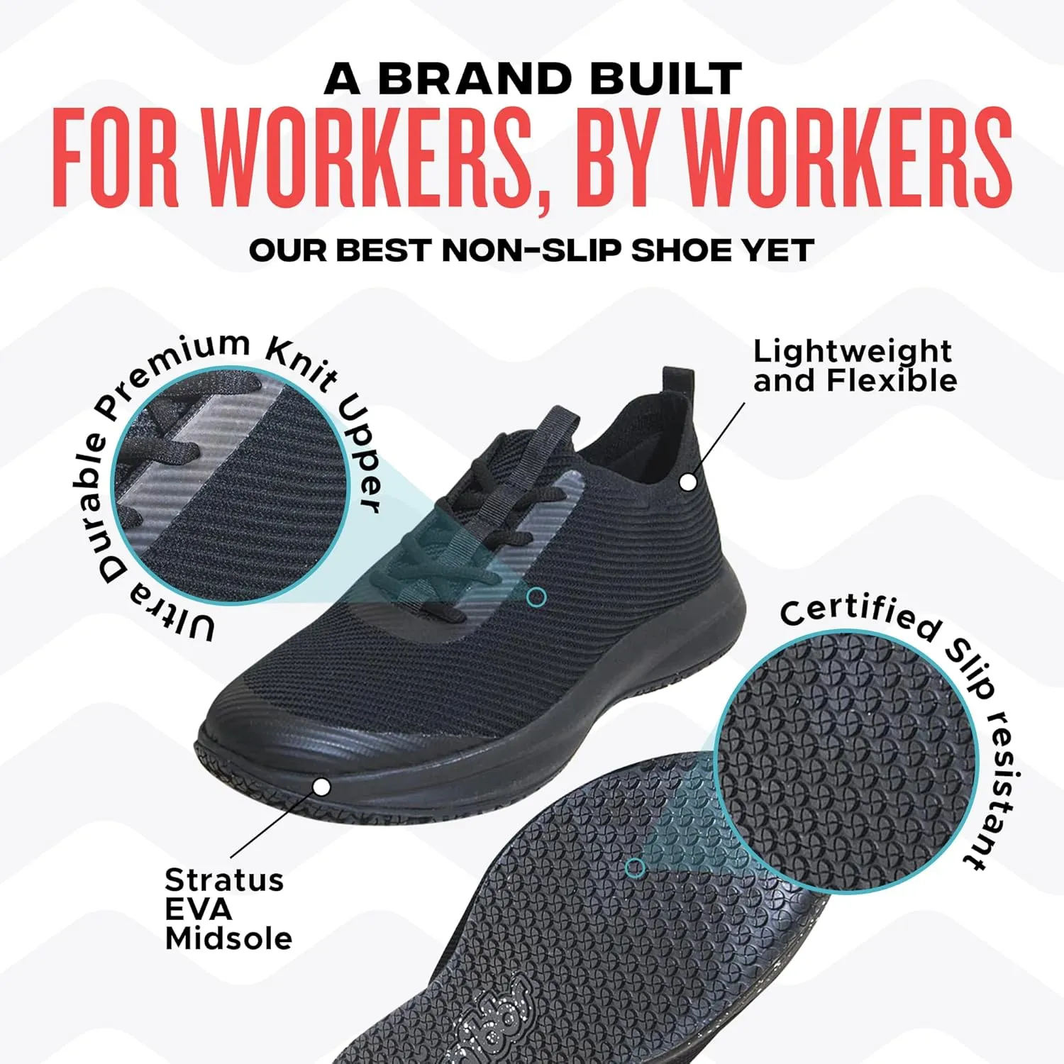 ROVR - Non Slip Shoes for Men & Women - Slip Resistant Work Shoes