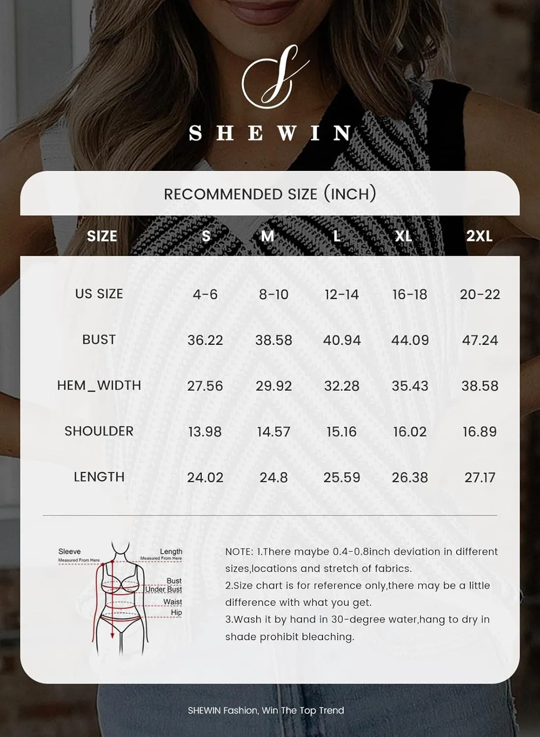 SHEWIN Tank Tops for Women 2025 Casual Sleeveless Shirts Knit Sweater Vest V Neck Summer Tops