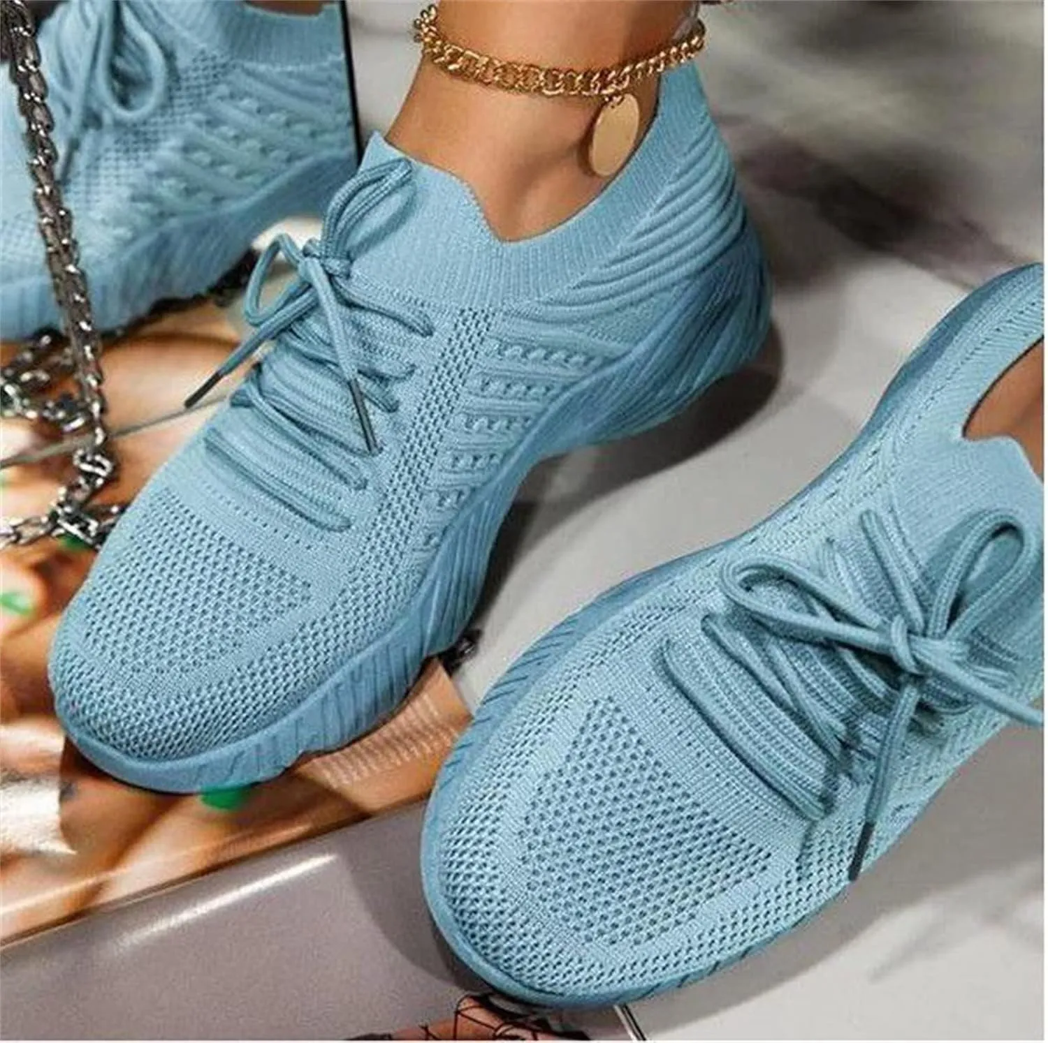 Sneakers For Women Trendy 2025 Slip On Walking Shoes Casual Athletic Gym Comfort Fashion Tennis Running Sneakers 2025
