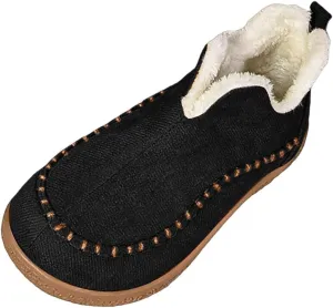Snow Shoes For Men Non-Slip aterproof Plush Lined Ankle Booties Winter Walking Shoes For Men Slip On Shoes
