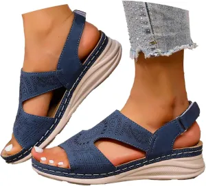 Sport Sandals for Women Comfortable Wedge Sandals Low Heel Dressy Summer Platform Ankle Strap Casual Non Slip Shoes