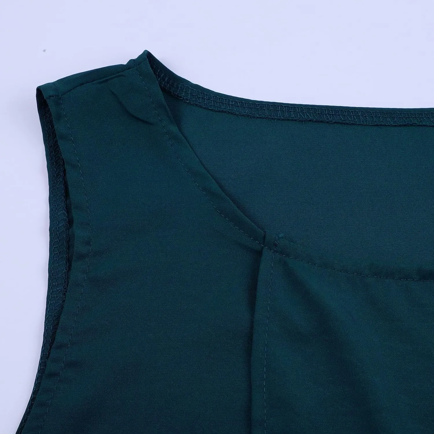 Summer Outfits for Women 2024 Sleeveless Long Vest Robe 2-Piece Sets Front Cross Split Gown Blouse Wide Leg Pants Suit