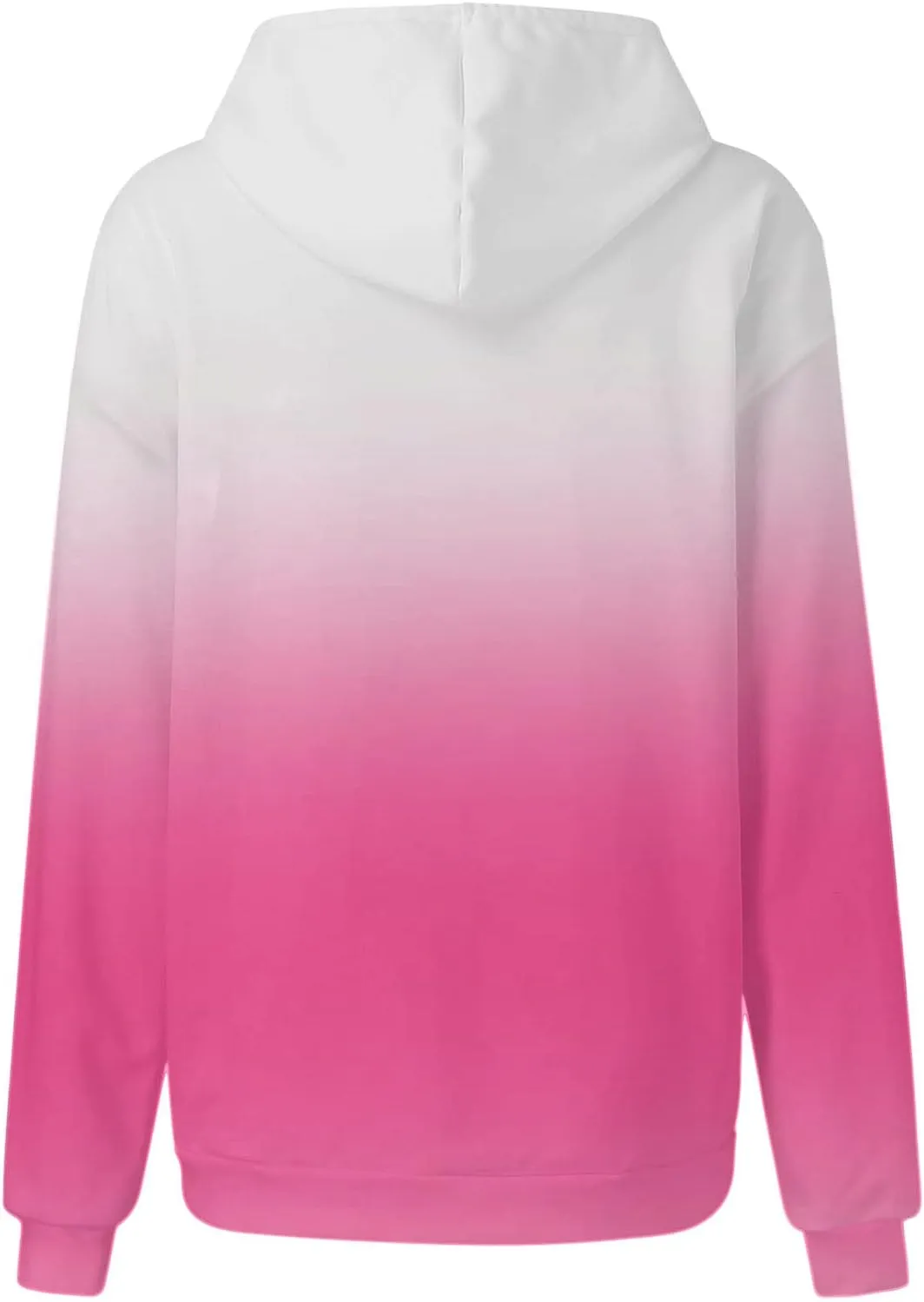 Sweatshirt Hoodies for Women Loose Fit Baggy Gradient Colors Pullover Tops Trendy Casual Fall Sweatshirts with Pocket
