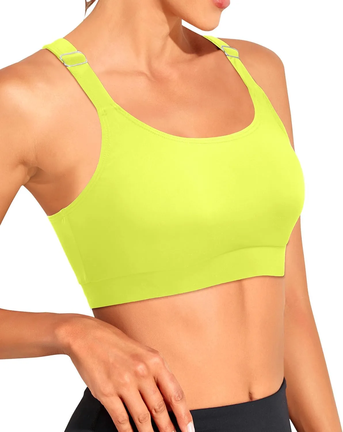 Tempt Me Women Sports Bra Bikini Tops Racerback Bathing Suits Top Padded Swim Tops Only