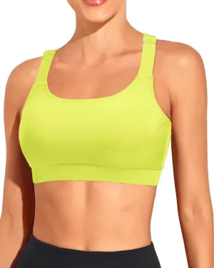 Tempt Me Women Sports Bra Bikini Tops Racerback Bathing Suits Top Padded Swim Tops Only