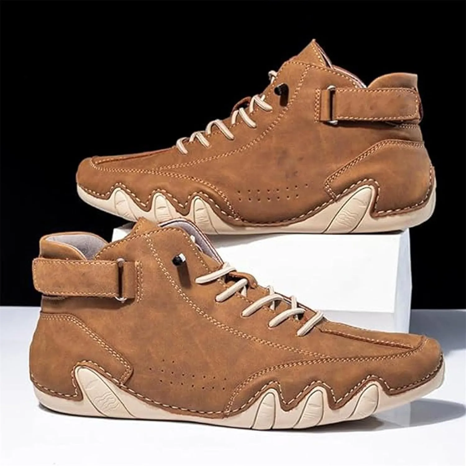 Vogany Shoes Women, Vogany Mens Shoes, Anthoern Shoes, Anthoern Orthopedic Shoes, Men's Waterproof Fashion Orthopedic Shoes-Red||10.5 Men /12 Women