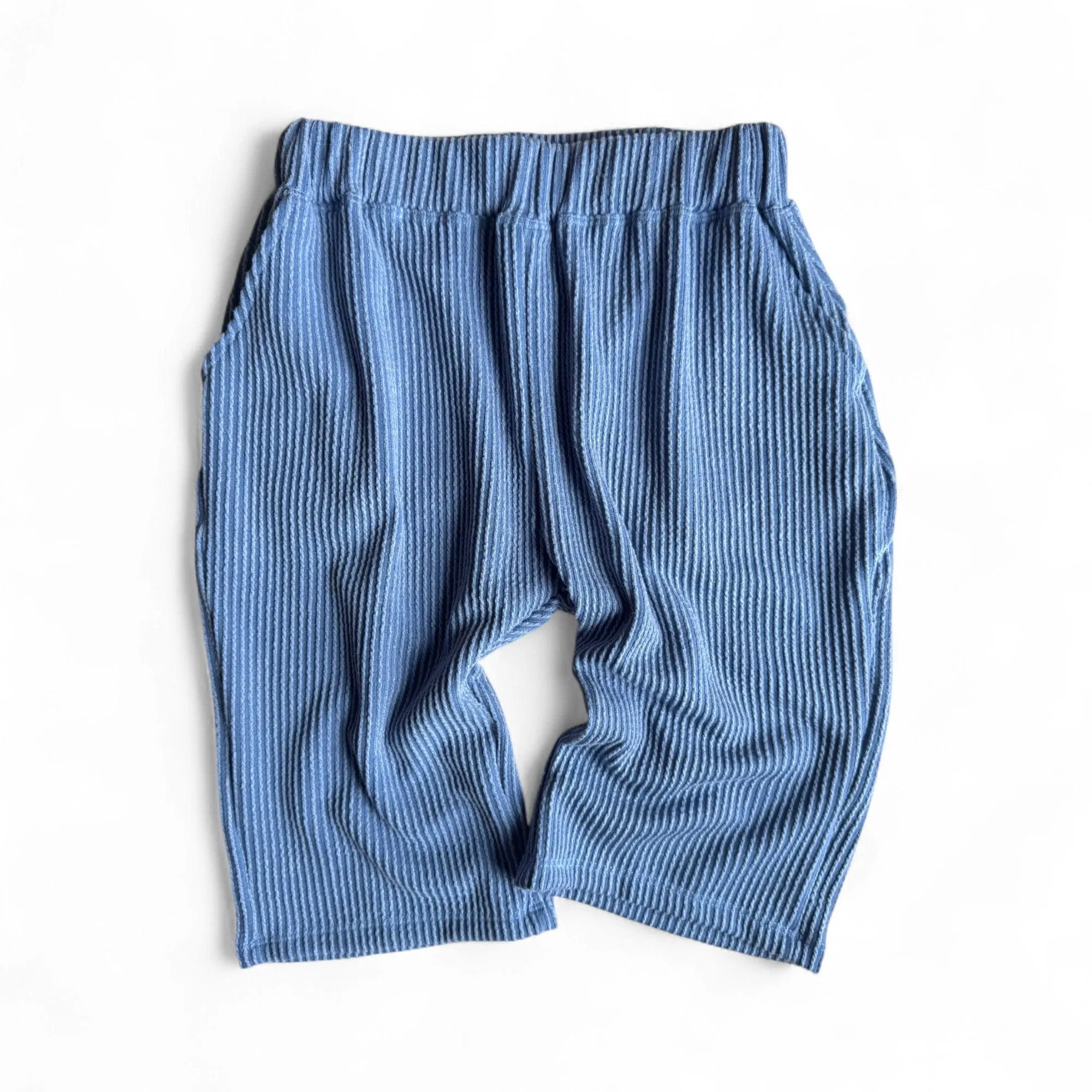 Wavy Rib Cropped Pant