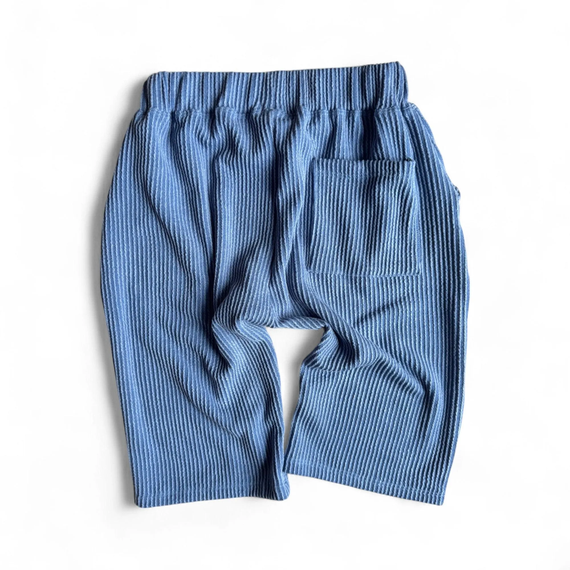 Wavy Rib Cropped Pant