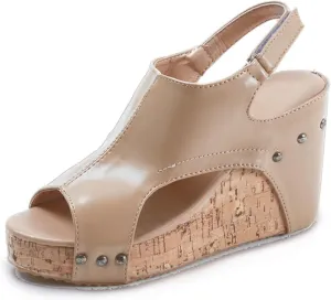 Wedge Sandals For Women Comfortable Dressy Platform Sandals Open Toe Ankle Strap Casual Summer Slip on Dress Shoes 2024