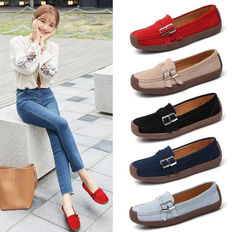 Women Moccasins Women's Flats Genuine leather Shoes