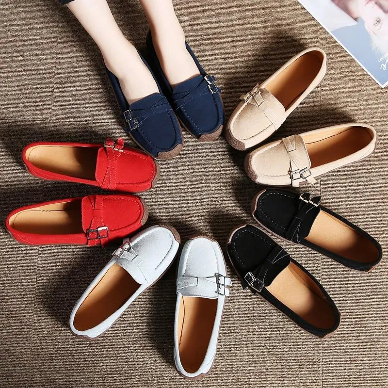 Women Moccasins Women's Flats Genuine leather Shoes