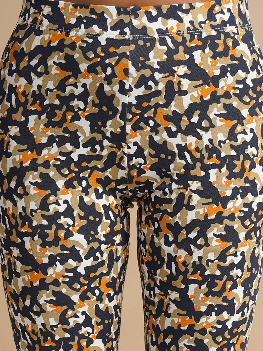 WOMENS CAMOUFLAGE PRINTED LEGGING