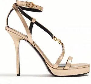 Women's Round Open Toe Platform Clear High Heel Sandals Open-Toe Stilettos with Waterproof and Metal Buckles Slip On Pumps Dress Ankle Strap Office Clubbing Work