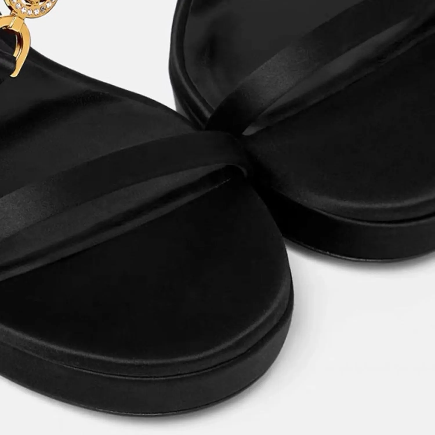 Women's Round Open Toe Platform Clear High Heel Sandals Open-Toe Stilettos with Waterproof and Metal Buckles Slip On Pumps Dress Ankle Strap Office Clubbing Work