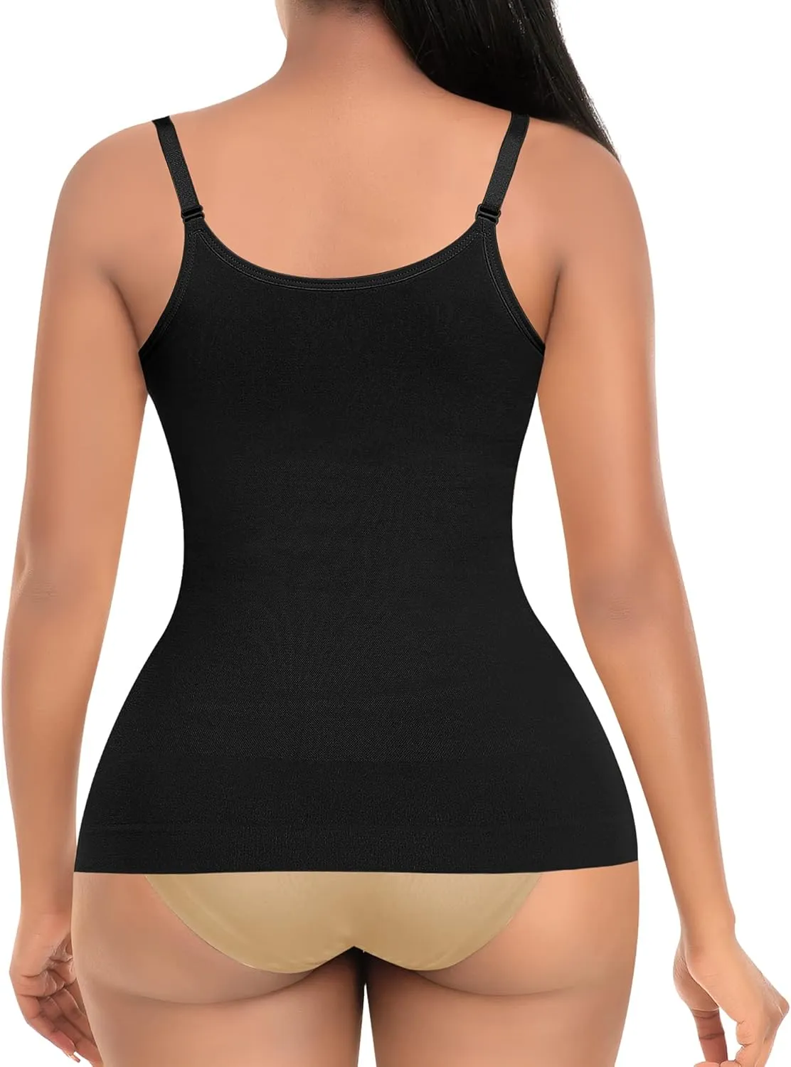 Womens Shapewear Tank Tops with Built in Bra Tummy Control Cami Shaper Compression Shaping Tops