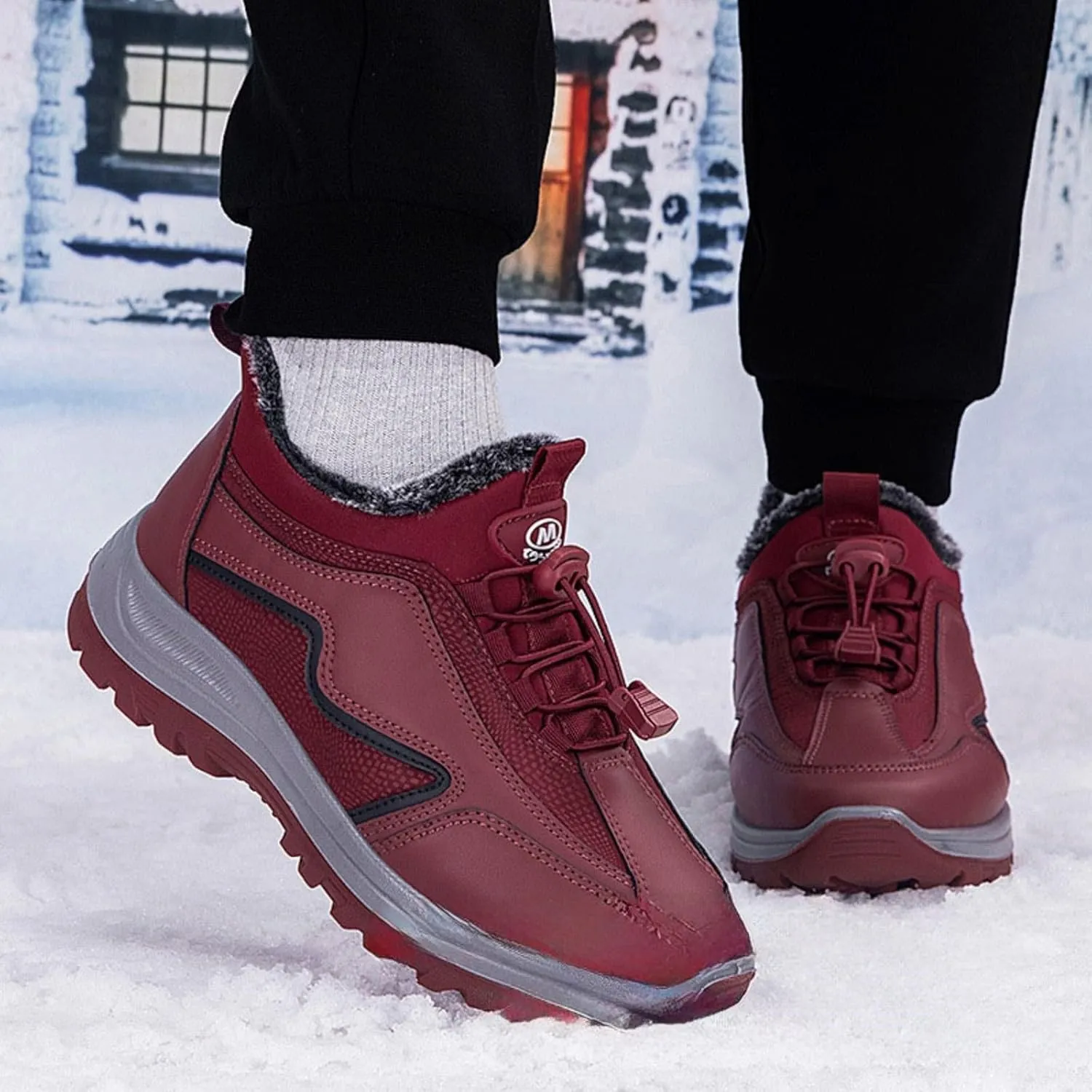 Womens Snow Ski Boots Shoes Anti Slip Boots For Women Snow Boots Waterproof Work Snow Boots for Women