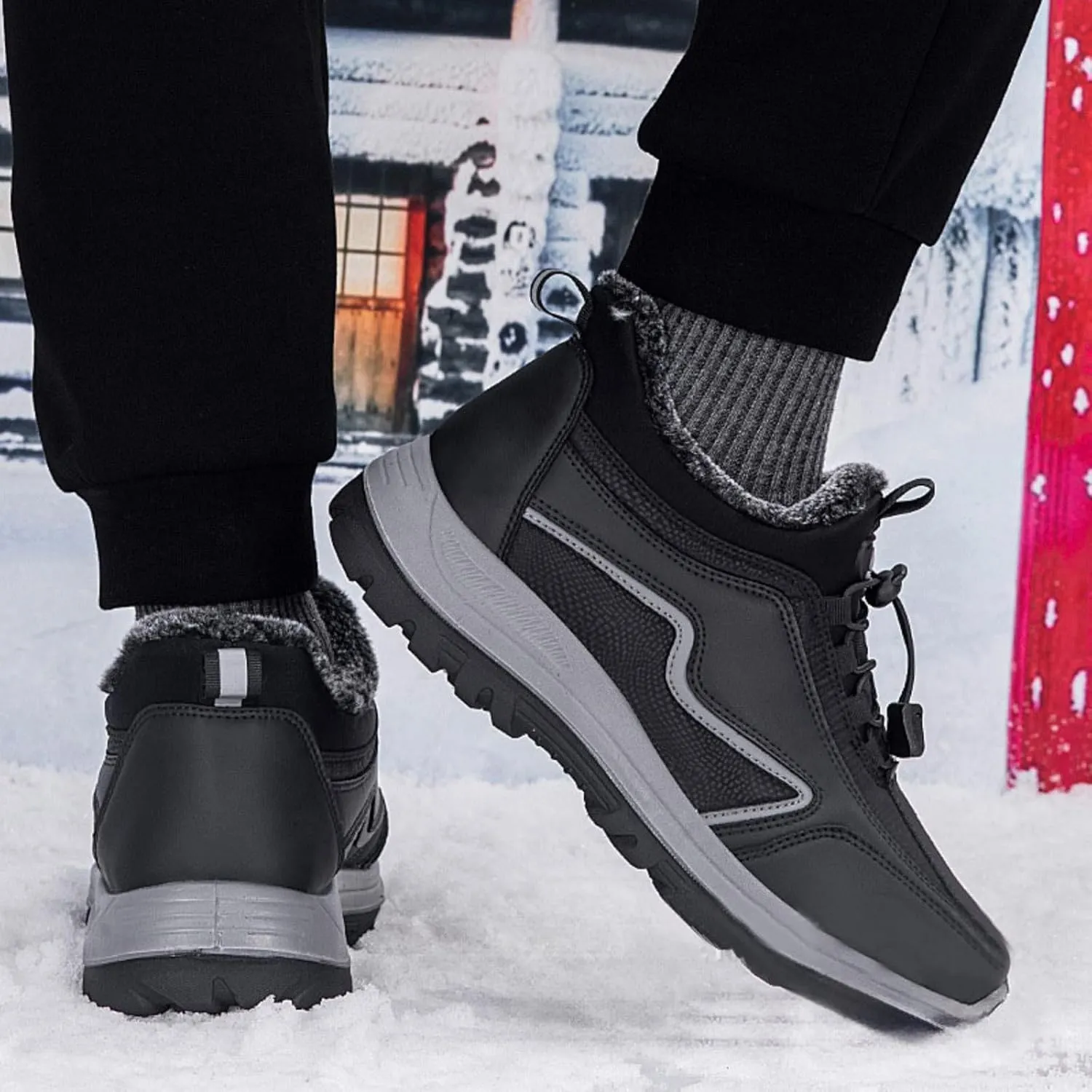 Womens Snow Ski Boots Shoes Anti Slip Boots For Women Snow Boots Waterproof Work Snow Boots for Women