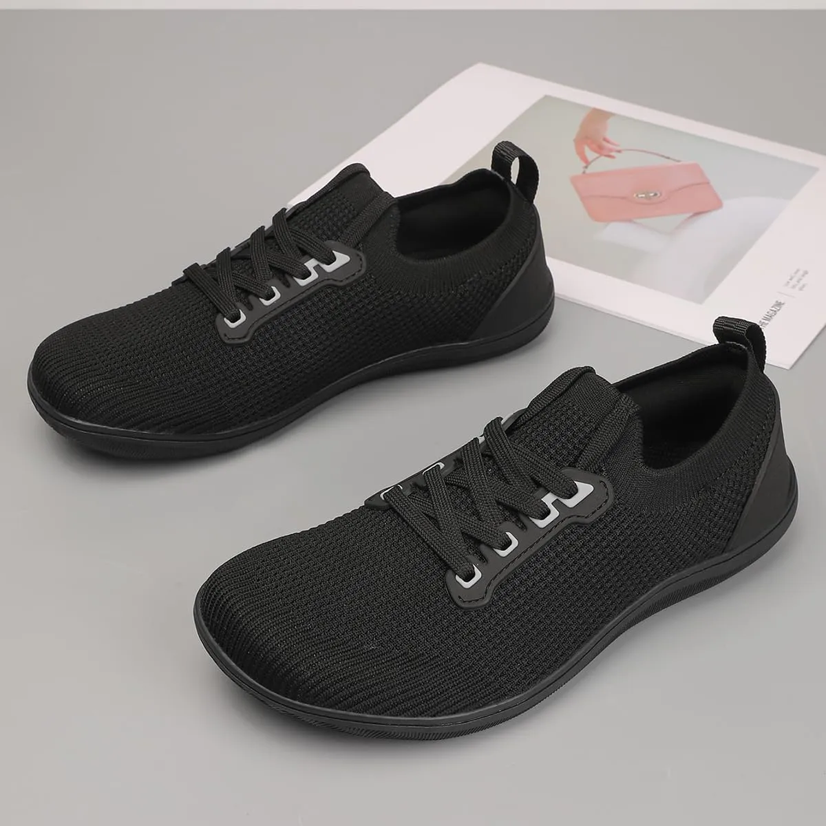 Women's/Men's Wide Barefoot Shoes,Minimalist Style Sneakers,Zero Drop Outdoor Walking Shoes